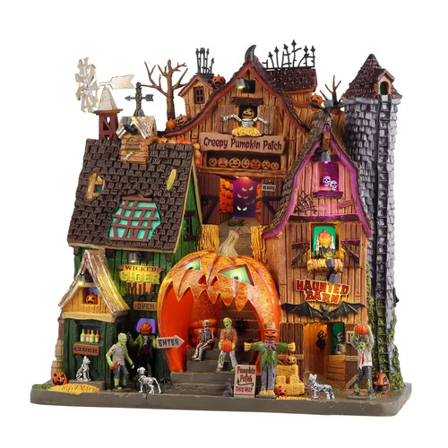 Creepy pumpkin patch - creepy,